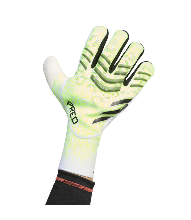 Adidas Predator Pro Fingersave Goalkeeper Gloves (Lime/Black)