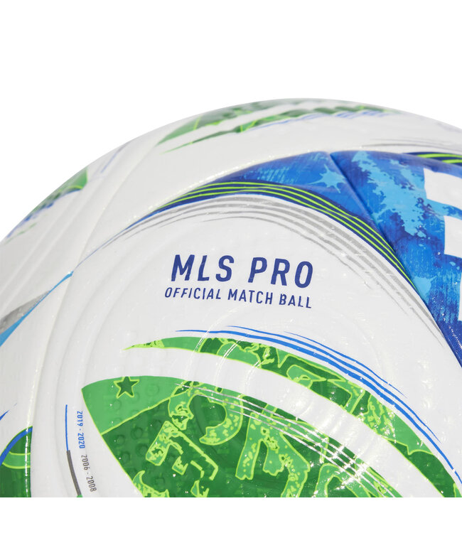 Adidas MLS 2025 Pro Official Match Ball (White/Green/Blue)