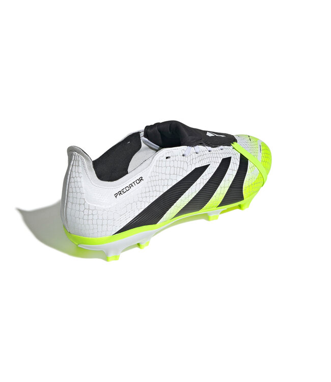 Adidas Predator League 25 Fold-Over Tongue FG (White/Lime/Black)
