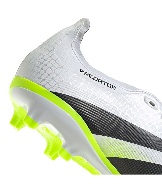 Adidas Predator League 25 Fold-Over Tongue FG (White/Lime/Black)