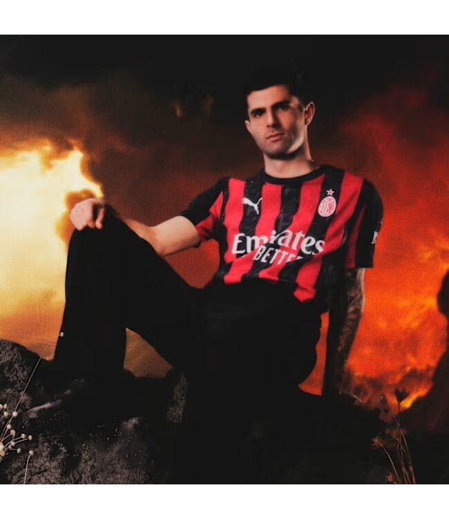 PUMA AC Milan 25/26 Home Jersey (Red/Black)