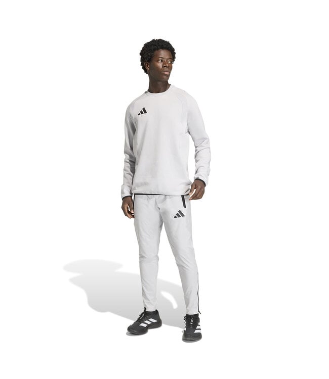 Adidas Tiro Travel Crew Sweatshirt (Gray)