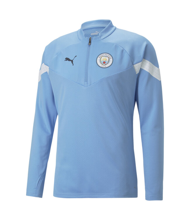 PUMA Manchester City 22/23 Training 1/4 Zip Top (Blue)