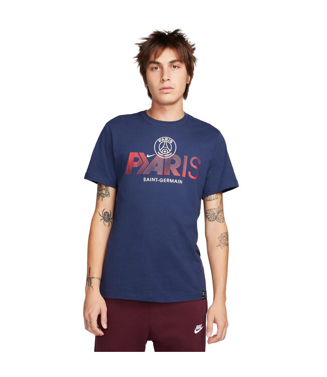 Nike PSG 23/24 Mercurial Tee (Navy)