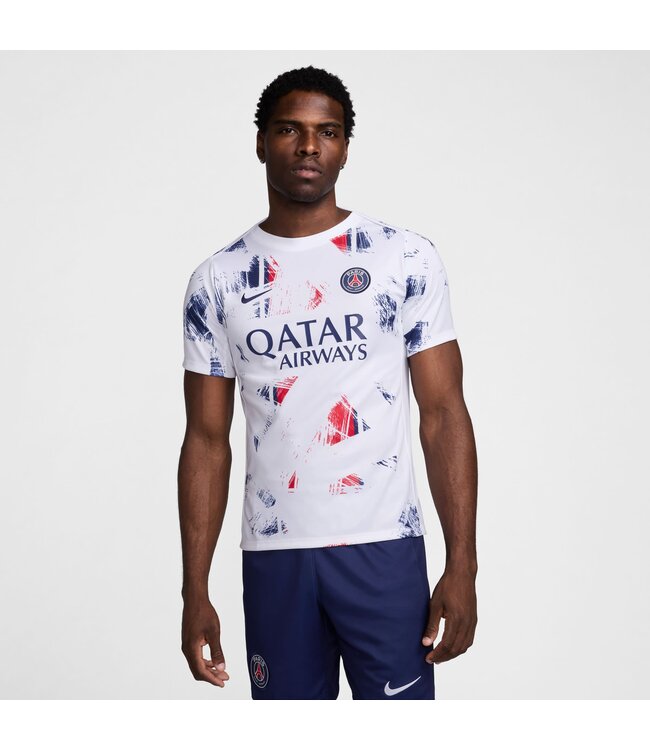 Nike PSG 24/25 Academy Pro Prematch Jersey (White)