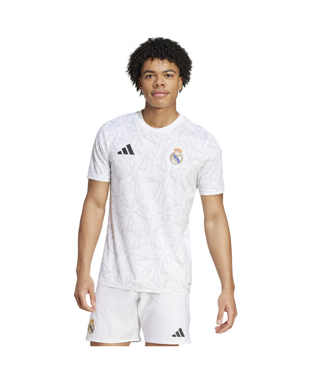 Adidas Real Madrid 24/25 Prematch Jersey (White/Gray)