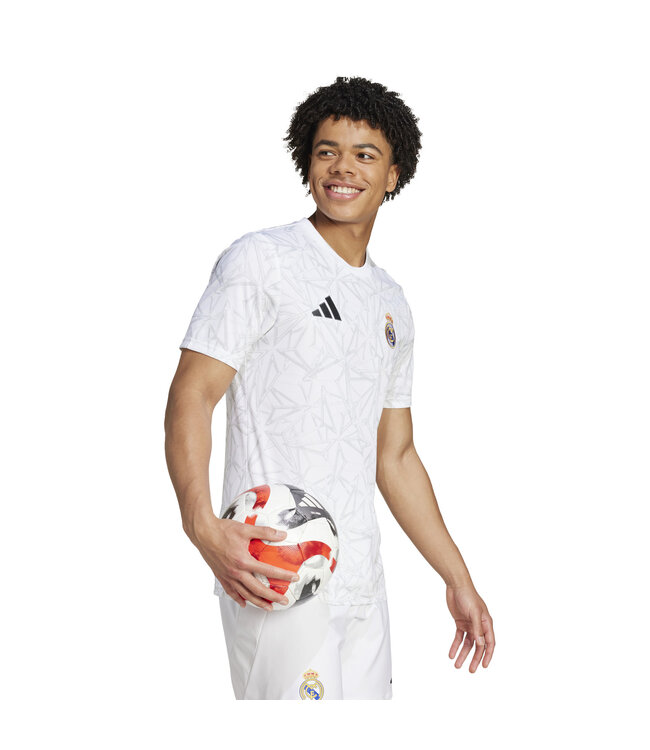 Adidas Real Madrid 24/25 Prematch Jersey (White/Gray)