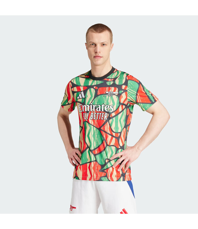 Adidas Arsenal 24/25 Prematch Jersey (Red/Green/Black)