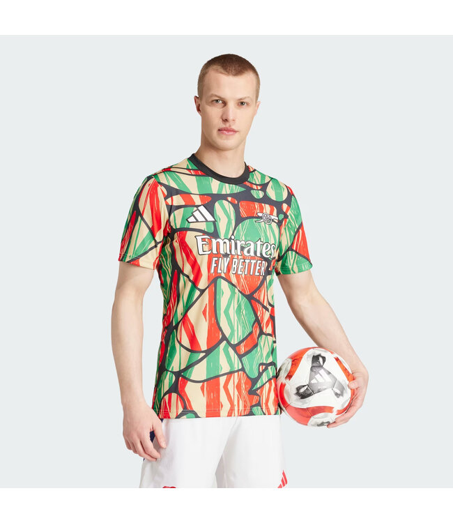 Adidas Arsenal 24/25 Prematch Jersey (Red/Green/Black)