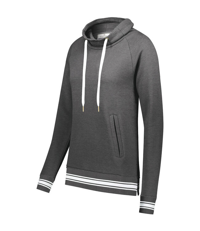 Holloway Saline Ivy League Funnel Neck Sweatshirt Women (Gray)