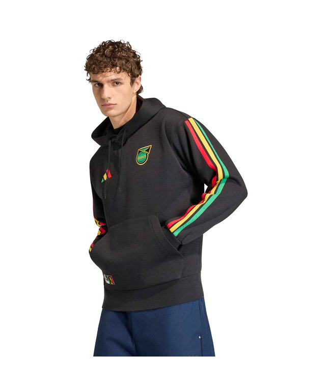 Adidas Jamaica X Bob Marley 2026 DNA Fleece Hoodie (Black)