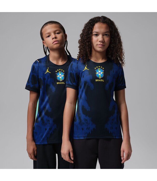 Nike Brazil 2026 Away Jersey Youth (Blue/Black)