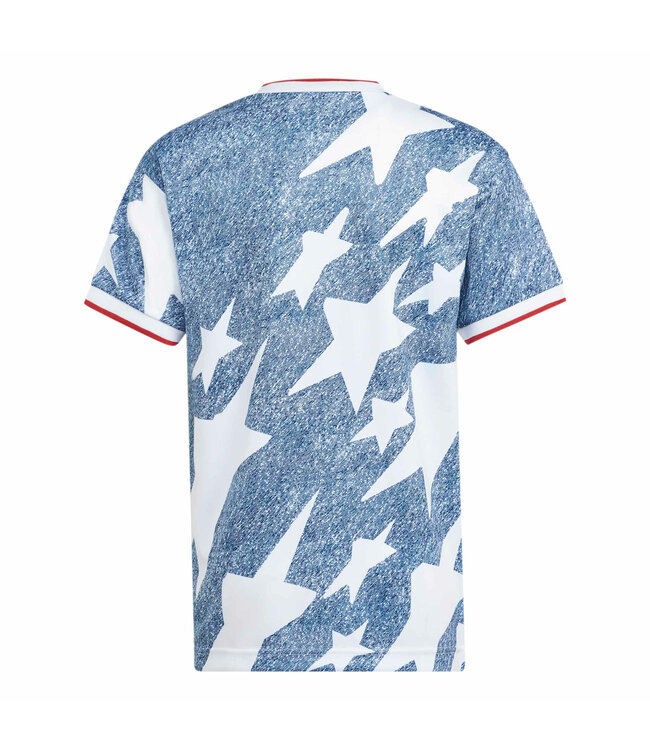 Adidas Denim Graphic Jersey Youth (Blue/White)