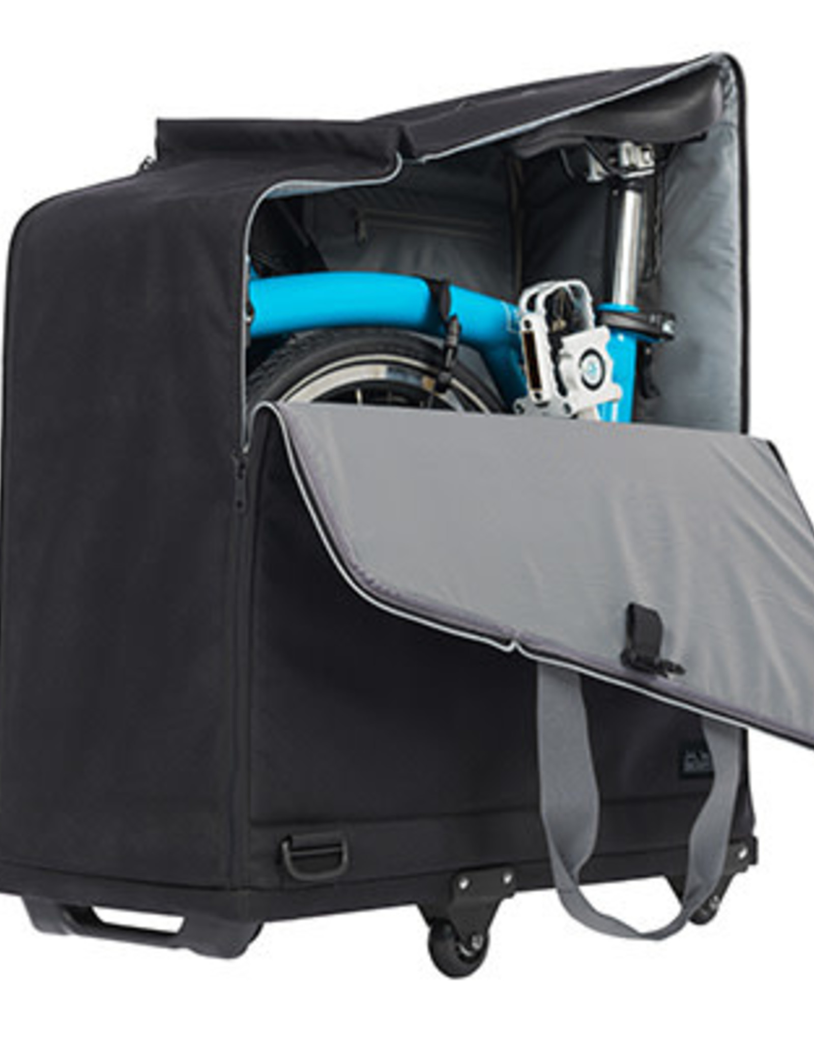 Brompton - Luggage - Padded Travel Bag with 4 rollers - The Bike