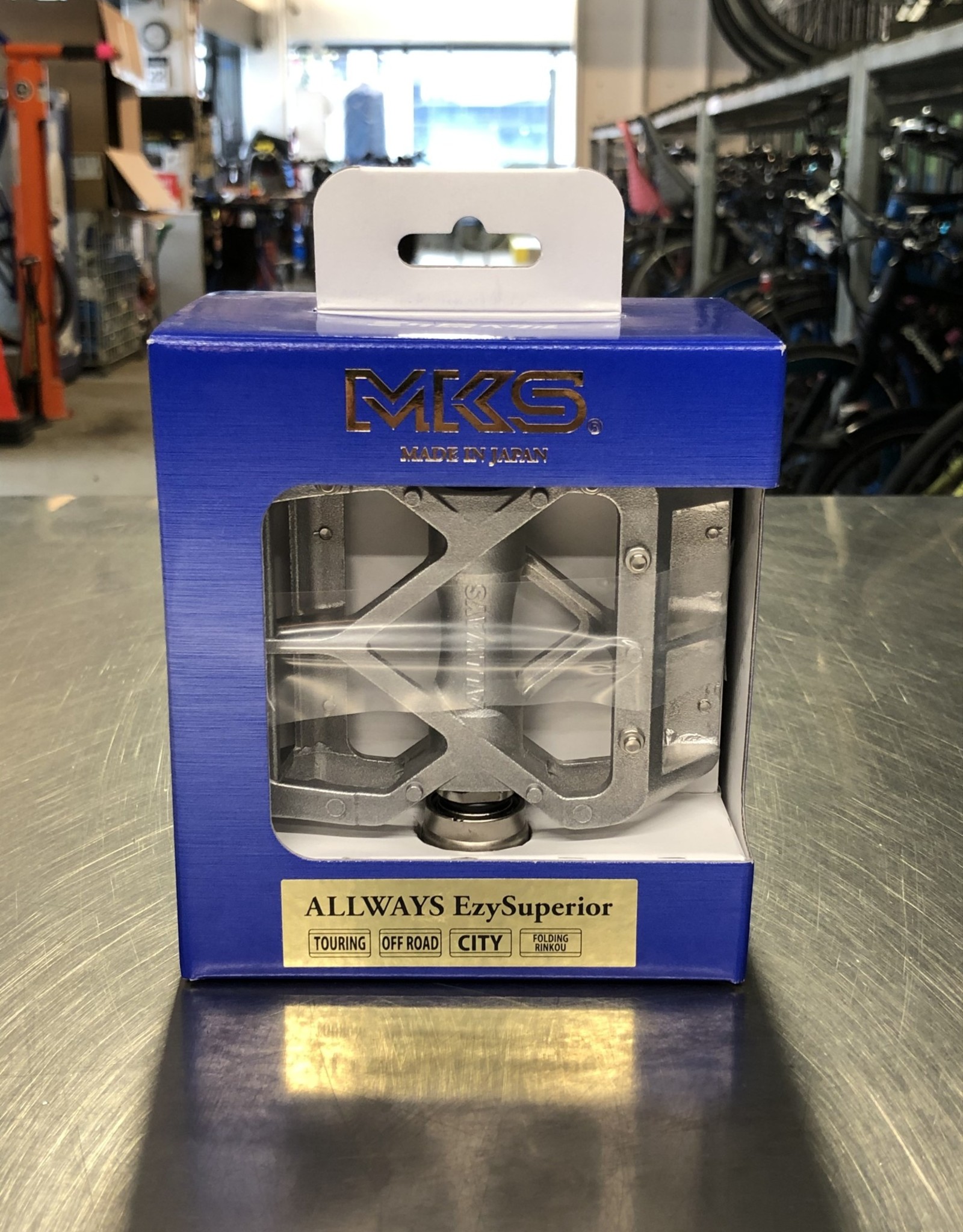 MKS Pedals Allways Ezy Superior, Silver