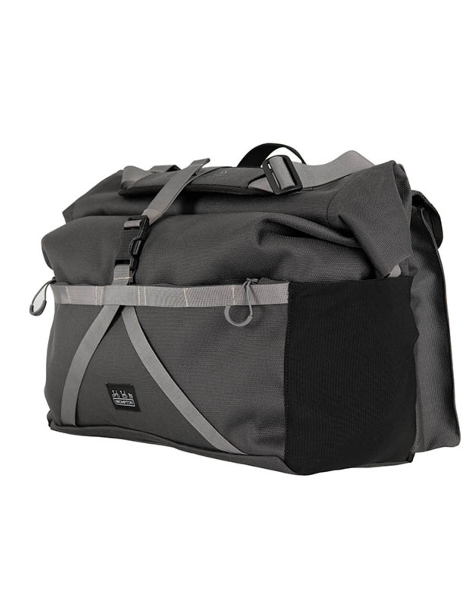 Brompton Brompton - Luggage - Borough Roll Top Lrg 28L, Dark Grey + Frame