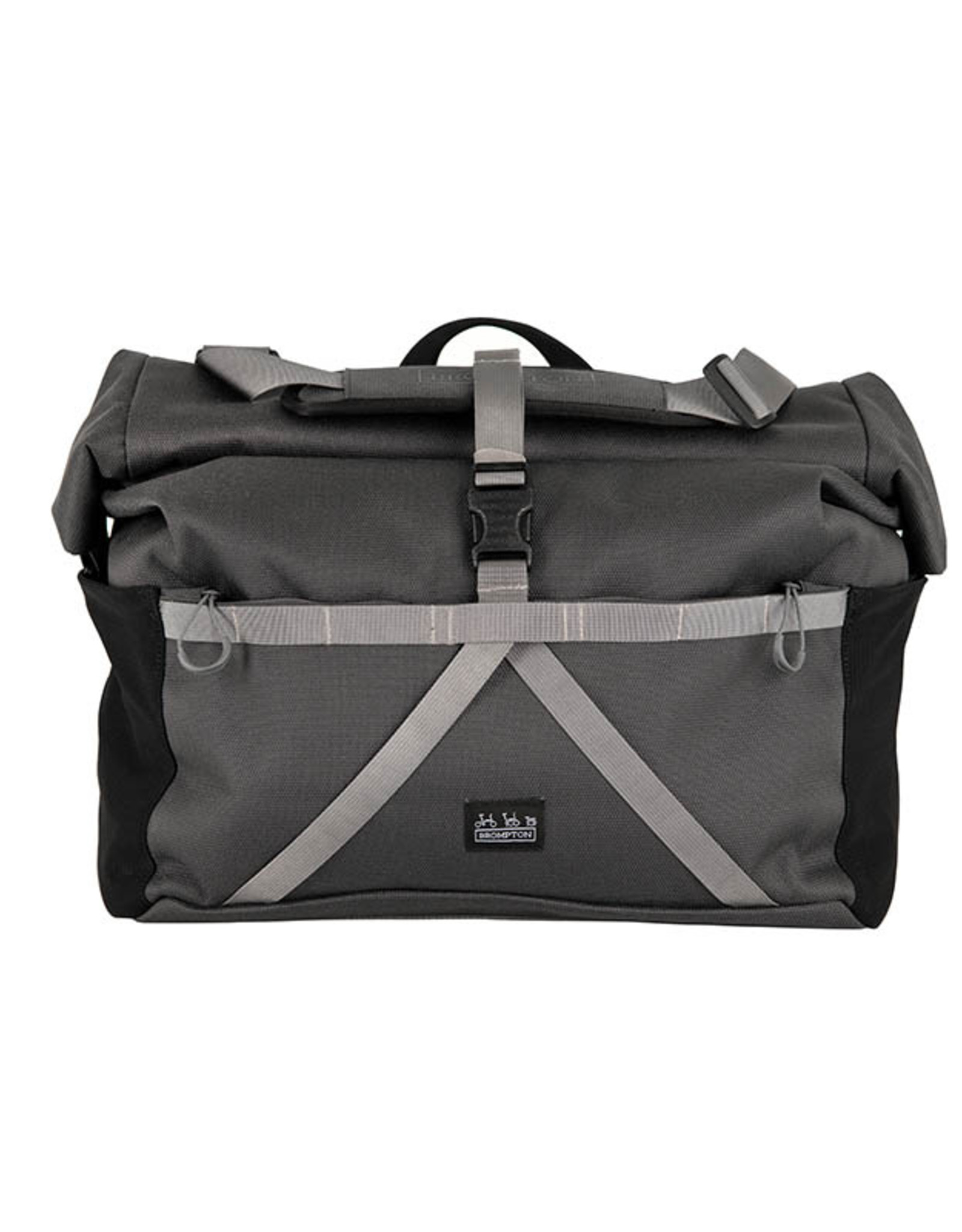 Brompton Brompton - Luggage - Borough Roll Top Lrg 28L, Dark Grey + Frame