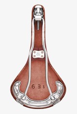Brooks Brooks - B15 Swallow, 153mm, Chrome Rails, Brown Leather