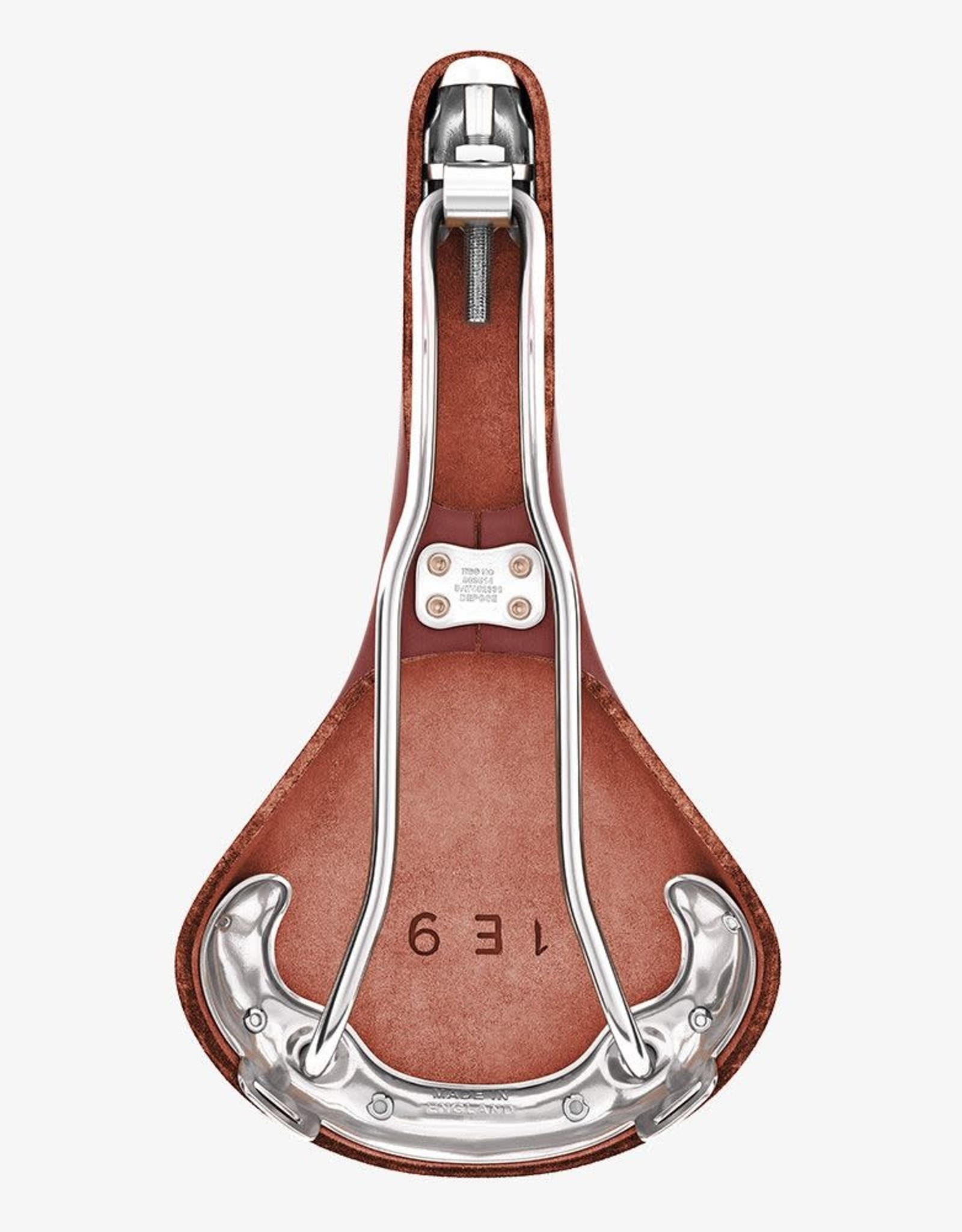 Brooks Brooks - B15 Swallow, 153mm, Chrome Rails, Brown Leather