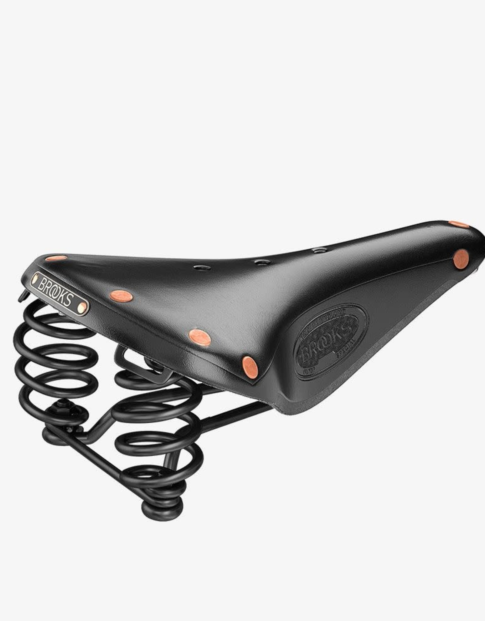 Brooks Brooks - Flyer Special, 175mm, Black w/black sprung rails