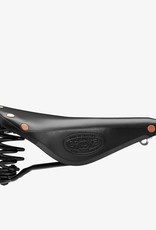 Brooks Brooks - Flyer Special, 175mm, Black w/black sprung rails