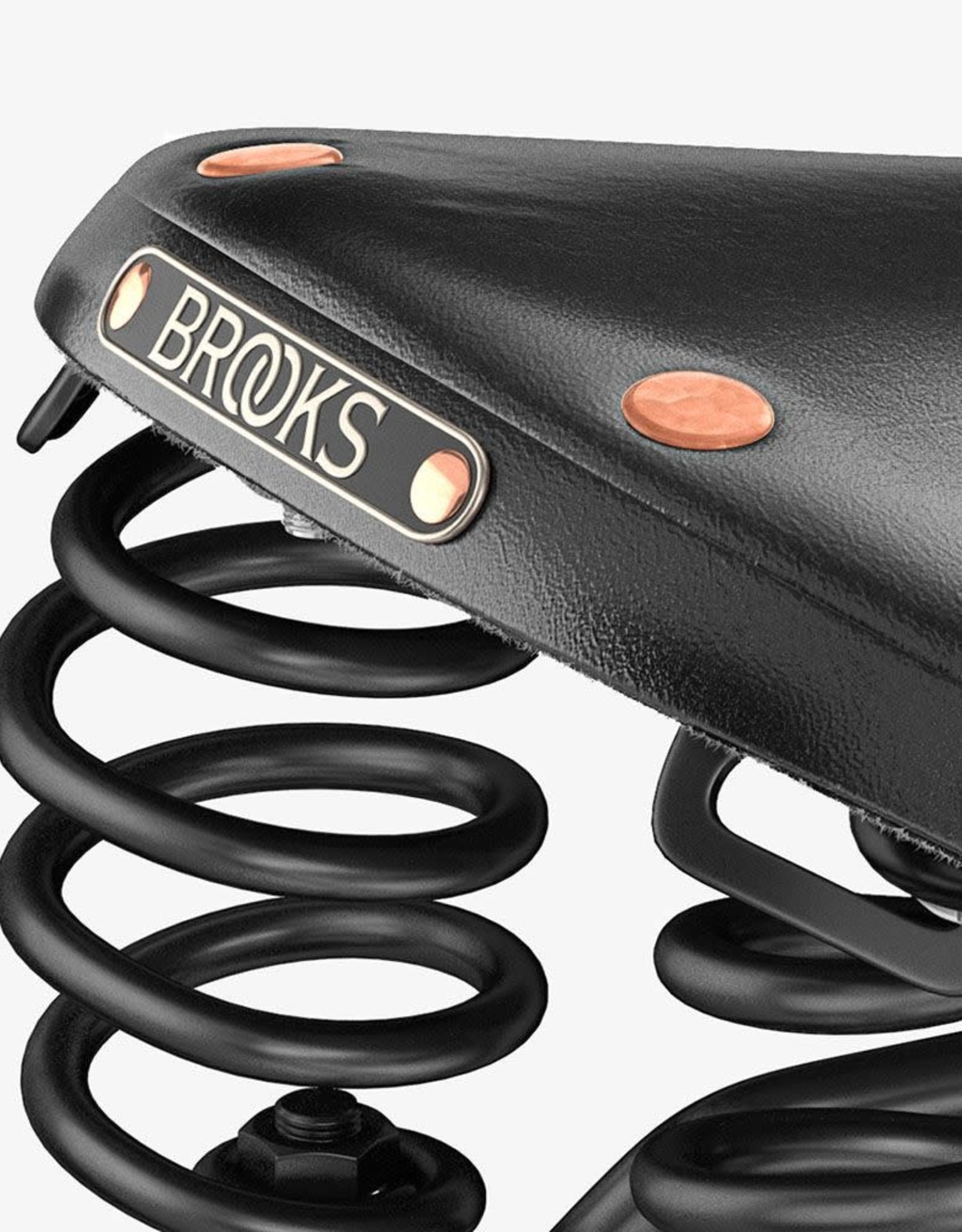 Brooks Brooks - Flyer Special, 175mm, Black w/black sprung rails