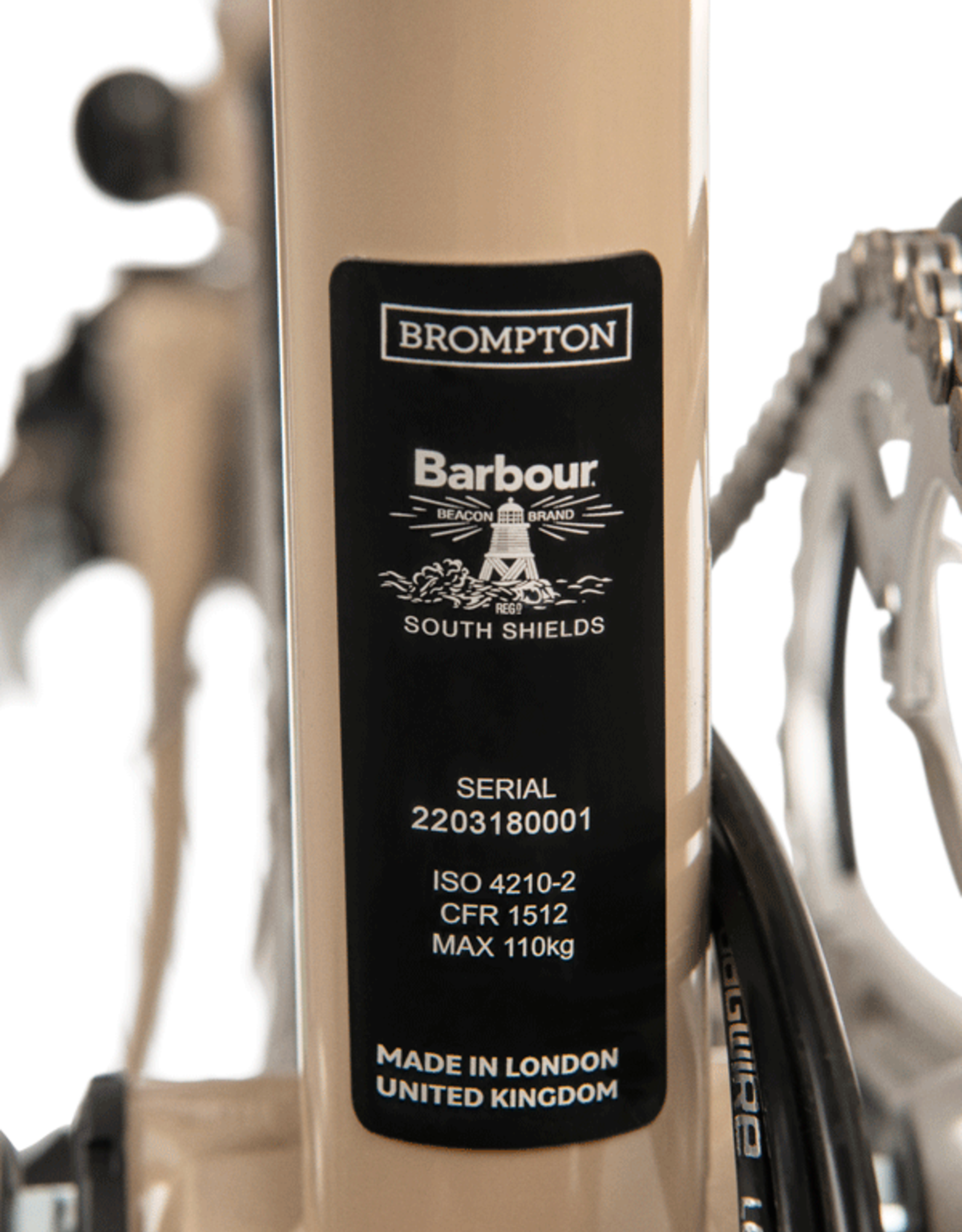 2極タイプ 【新品】BARBOUR X BROMPTON BROMDALE Size:L - 通販