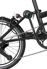 Brompton Brompton - Bike - P Line Urban M4L-X, TiBK, M Handlebar, Fizik R7 Saddle, Midnight Black Metallic