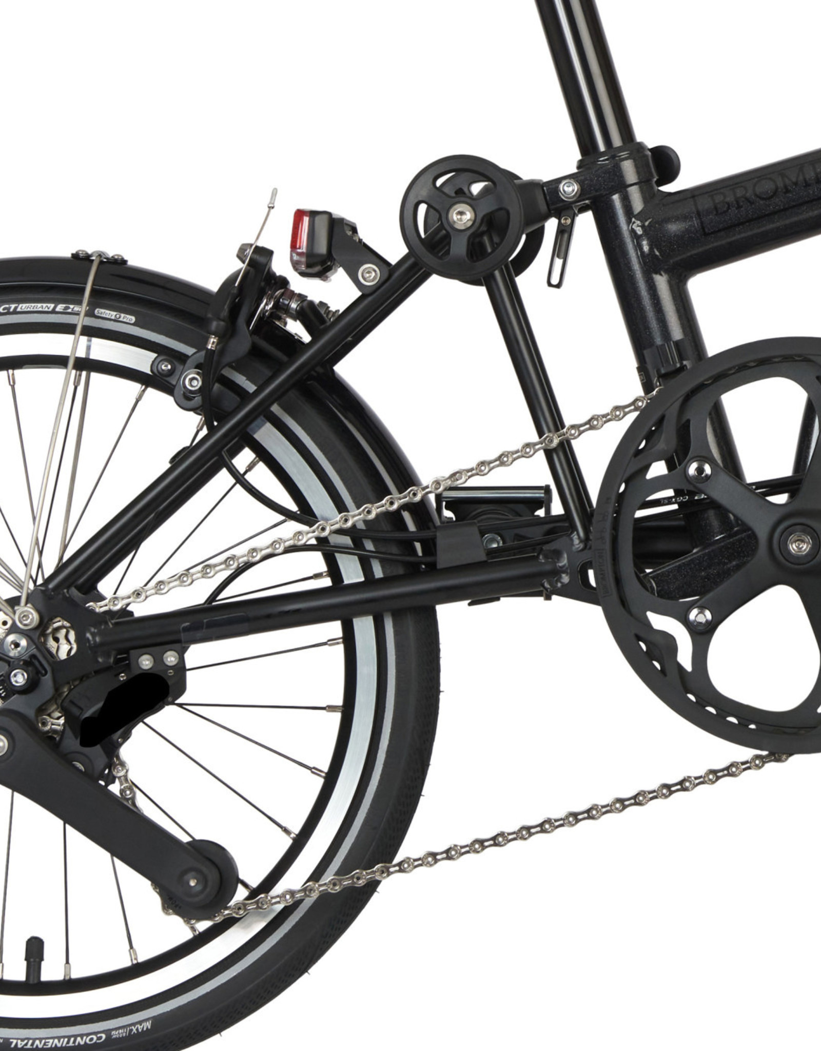 Brompton P Line Urban Midnight Black Metallic – Mid