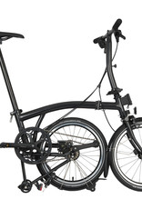 Brompton Brompton - Bike - P Line Urban S4L-X, TiBK, S Handlebar, Fizik R7 Saddle, Midnight Black Metallic