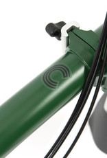 Brompton Brompton - Bike - C Line Explore, Racing Green, H Handlebar, Extended Seatpost, Rear Rack, Dynamo, Marathon Racer tires, and standard width Brompton saddle.