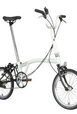 Brompton Brompton - Bike - A line 3-speed, Mid-rise HB, Ext SP, Papyrus White