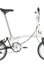 Brompton Brompton - Bike - A line 3-speed, Mid-rise HB, Ext SP, Papyrus White