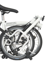 Brompton Brompton - Bike - A line 3-speed, Mid-rise HB, Ext SP, Papyrus White
