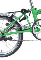 Brompton Brompton - Bike - C Line 3 Speed Archive Edition, Apple Green, M Handlebar, Rear Rack, Dynamo, Brooks Cambium