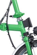 Brompton Brompton - Bike - C Line 3 Speed Archive Edition, Apple Green, M Handlebar, Rear Rack, Dynamo, Brooks Cambium
