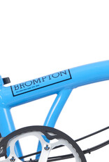 Brompton Brompton - Bike - C Line 3 Speed Archive Edition, Arctic Blue, M Handlebar, Rear Rack, Dynamo, Brooks Cambium
