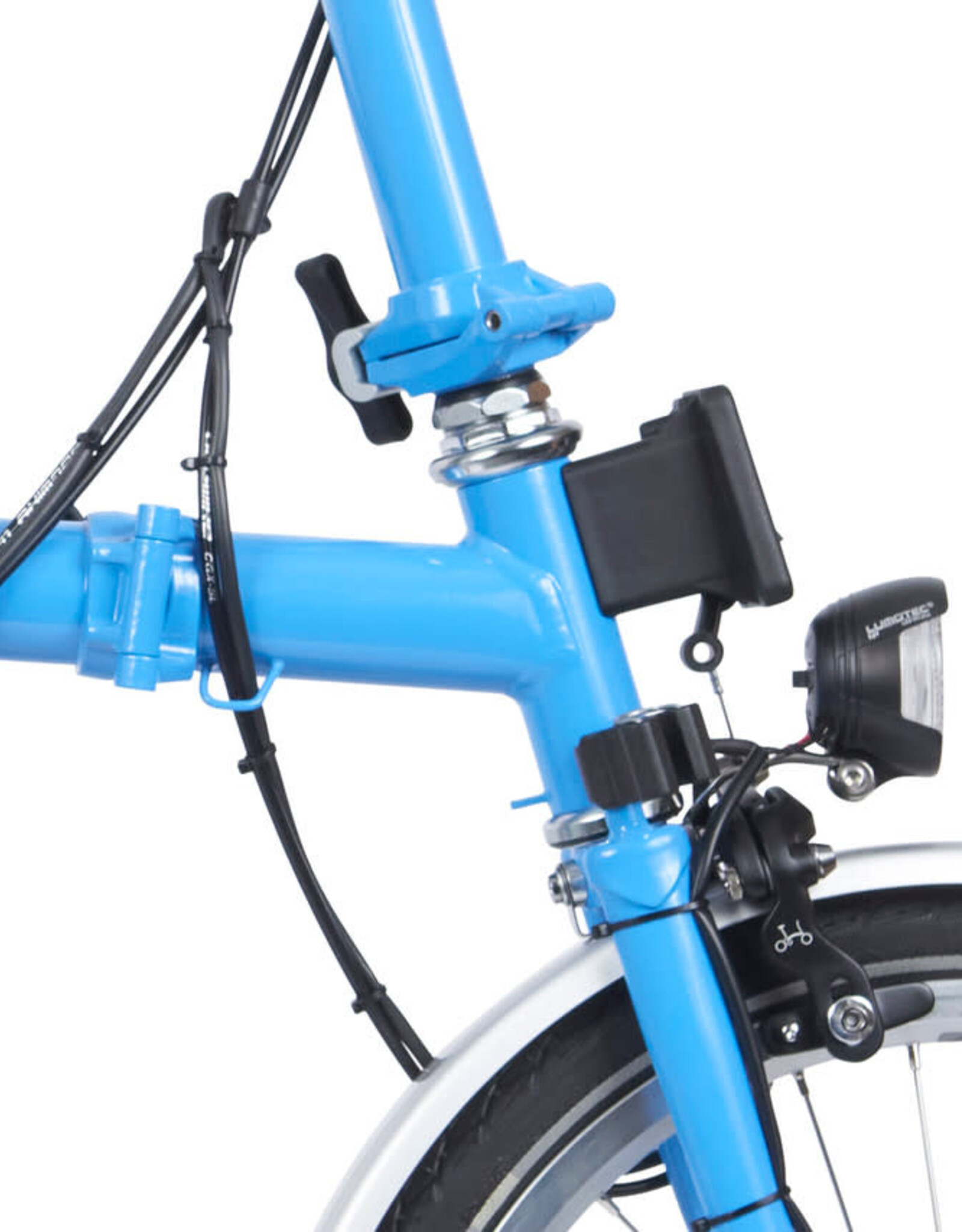 Brompton Brompton - Bike - C Line Archive Edition, Arctic Blue, M Handlebar, Rear Rack, 3 Speed, Dynamo, Brooks Cambium