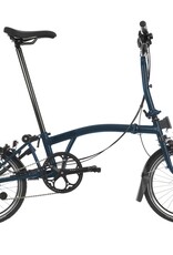 Brompton Brompton - Bike - C line 6 speed, Ocean Blue, M handlebar, Black Edition