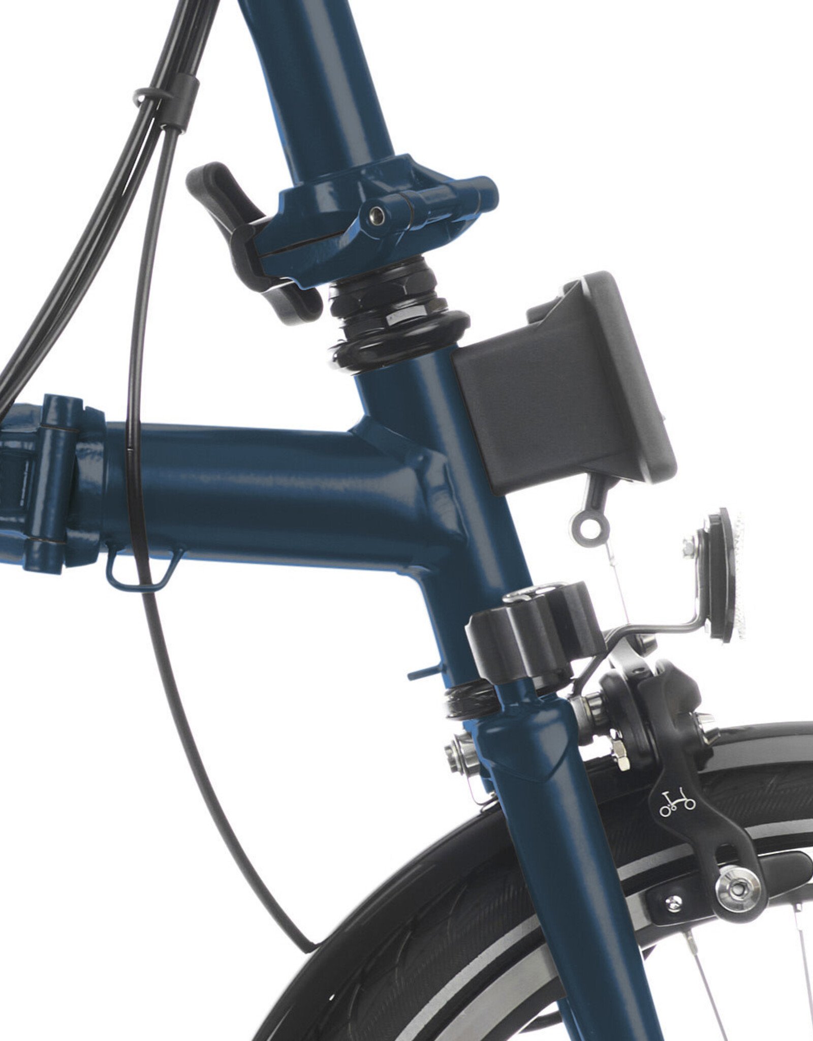 Brompton Brompton - Bike - C line 6 speed, Ocean Blue, M handlebar, Black Edition