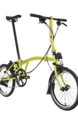 Brompton Brompton - Bike - C line 6 speed, Yuzu Lime, S handlebar, Black Edition