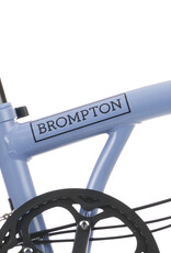 Brompton Brompton - Bike - C line 6 speed, Cloud Blue, M handlebar, Extended Seatpost, Black Edition