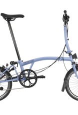 Brompton Brompton - Bike - C line 6 speed, Cloud Blue, M handlebar, Extended Seatpost, Black Edition