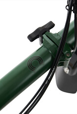 Brompton Brompton - Bike - C line Explore 6 Spd, Racing Green, M handlebar, Extended Seatpost, Brooks Cambium C17 Saddle