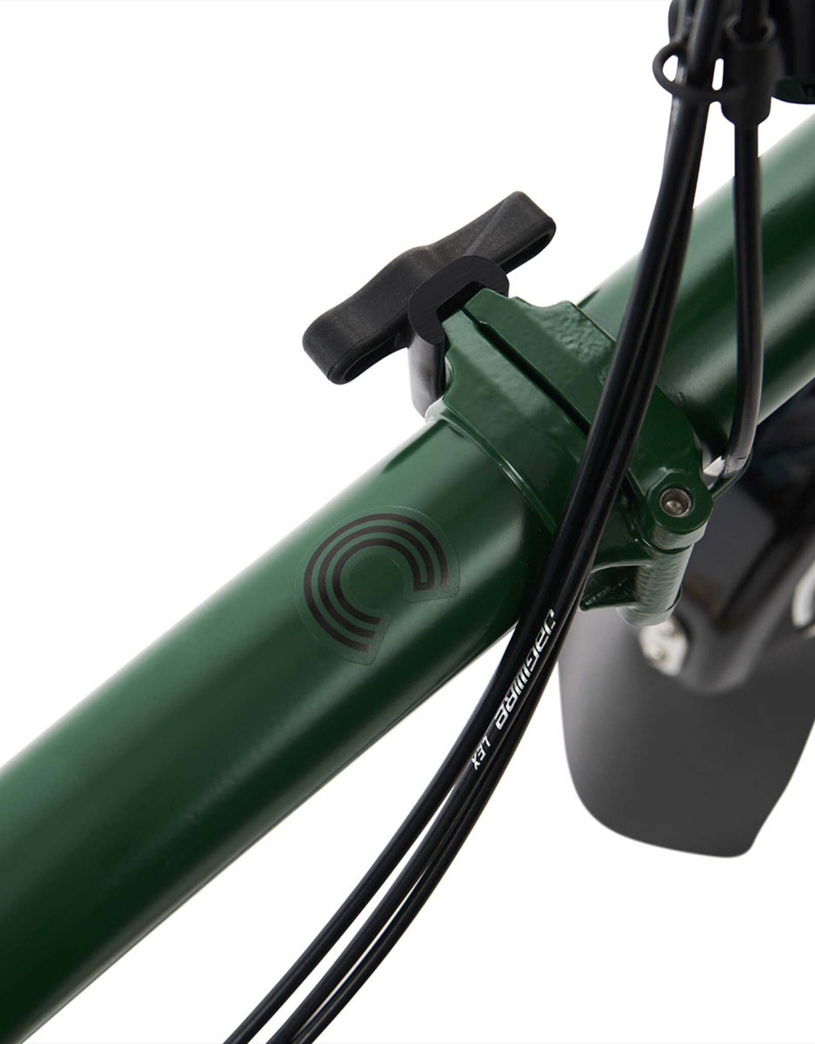 Brompton Brompton - Bike - C line Explore 6 Spd, Racing Green, M handlebar, Extended Seatpost, Brooks Cambium C17 Saddle
