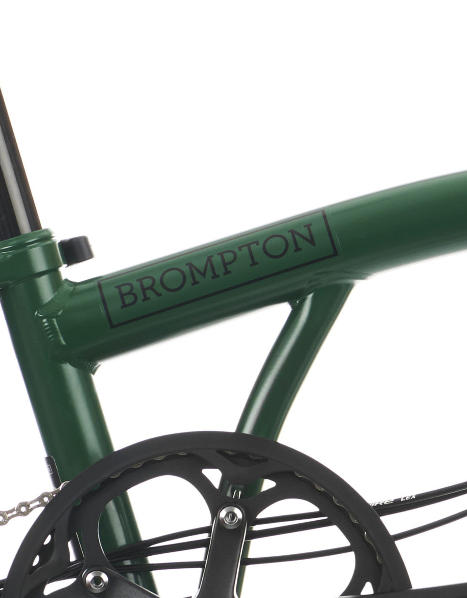 Brompton Brompton - Bike - C line Explore 6 Spd, Racing Green, M handlebar, Extended Seatpost, Brooks Cambium C17 Saddle