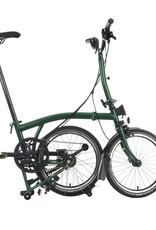 Brompton Brompton - Bike - C line Explore 6 Spd, Racing Green, M handlebar, Extended Seatpost, Brooks Cambium C17 Saddle
