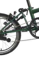Brompton Brompton - Bike - C line 6 speed, Racing Green BE, M handlebar, Extended Seatpost, Brooks B17 Special Black/Copper saddle
