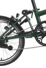 Brompton Brompton - Bike - C line Explore 6 Spd, Racing Green, M handlebar, Extended Seatpost, Brooks Cambium C17 Saddle