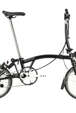 Brompton Brompton - Bike - C line Explore, Matte Black, M Handlebar, Standard Seatpost, 167mm Wide Saddle